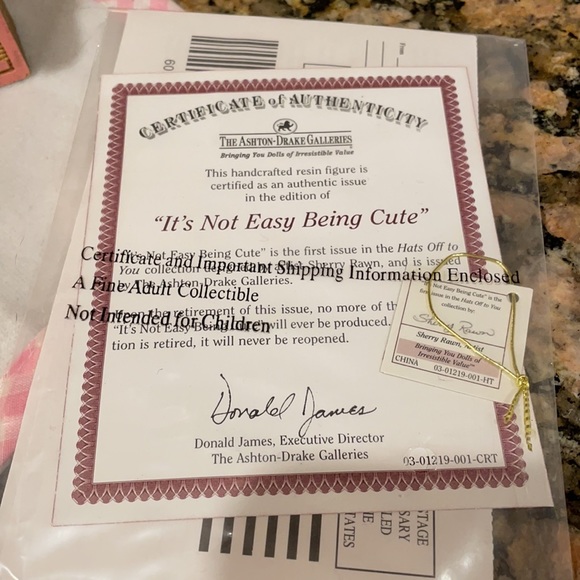 The Ashton-Drake Gallery “It’s Not Easy Being Cute” figure - Picture 3 of 5